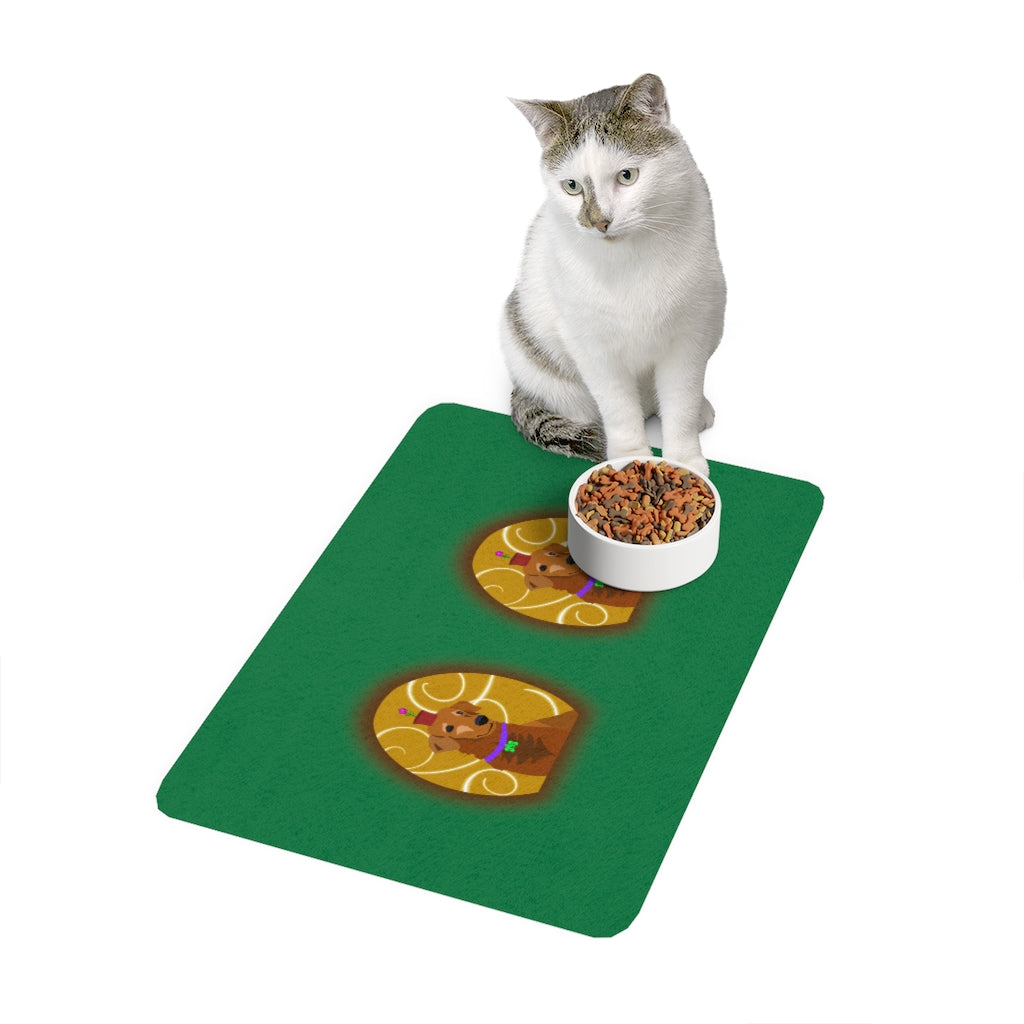 Square Pet Food Mat (12x18)