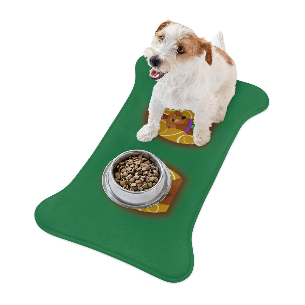 Bone Shaped Pet Feeding Mat